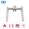 SUS 304 Round Rosette Tube Lever Handles with EN 1906 Certification-DDTH005-SSS