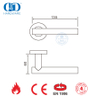 EN 1906 Good Quality Straight Tubular Type Lever Handle-DDTH009-SSS