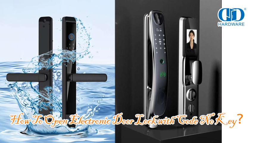 How To Open Electronic Door Lock with Code No Key？