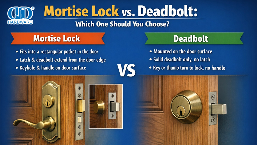 Mortise Lock vs. Deadbolt: Which One Should You Choose?