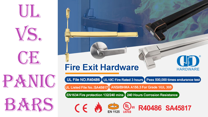 UL Vs. CE Panic Bars: Which Standard Meets Your Building's Safety Needs?