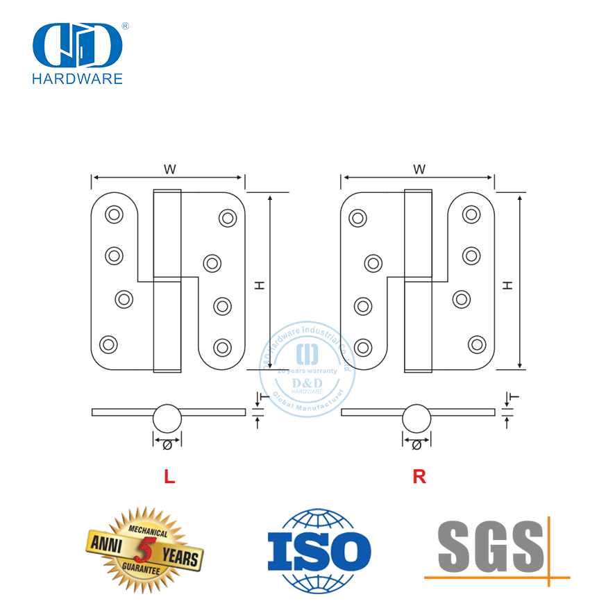 Door Hinge for Storage Room