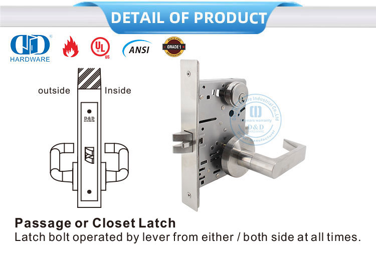 American Standard Door Lock