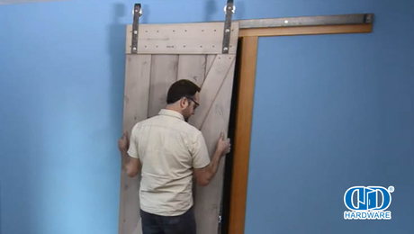 How to Install Barn Door Hardware？.jpg